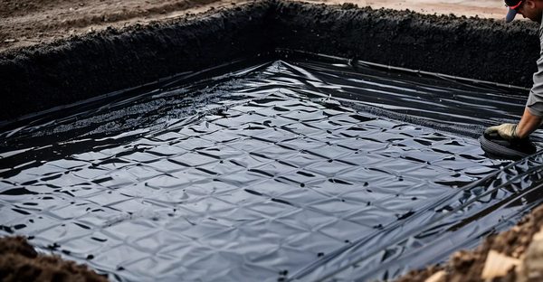 Couverture d'une fosse en géomembrane : Étanchéité assurée !